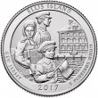 2017 Ellis Island Quarter Coin - P or D Mint - BU