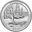 2018 Voyageurs Quarter Coin - S Mint - BU