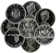 1959-1967 Canadian Silver Dollar Coin - BU