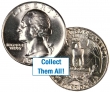 1949 Washington Silver Quarter Coin - Choice BU