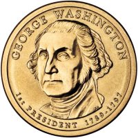 2007 George Washington Presidential Dollar Coin - P or D Mint