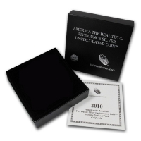 2011-P 5oz Silver America the Beautiful Yosemite Box & COA (NO Coin)