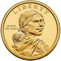 2013 Native American Golden Dollar Coin - P or D Mint