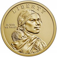 2020 Native American Golden Dollar Coin - P or D Mint