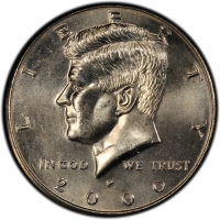 2000 Kennedy Half Dollar Coin - Choice BU