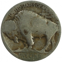 1913-S Buffalo Nickel Coin - Type 2 - Good Filler - Acid Date/Mint Mark