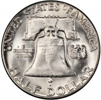 1960 Franklin Silver Half Dollar Coin - Choice BU