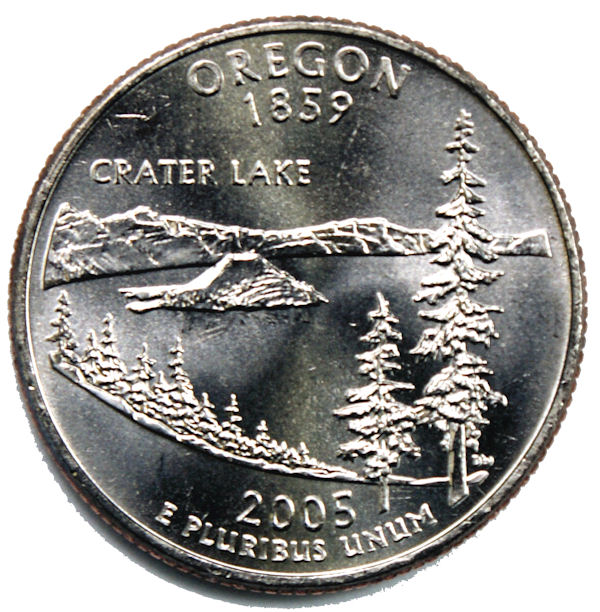 2005 D Satin Finish Oregon State Quarter Choice Uncirculated US Mint 