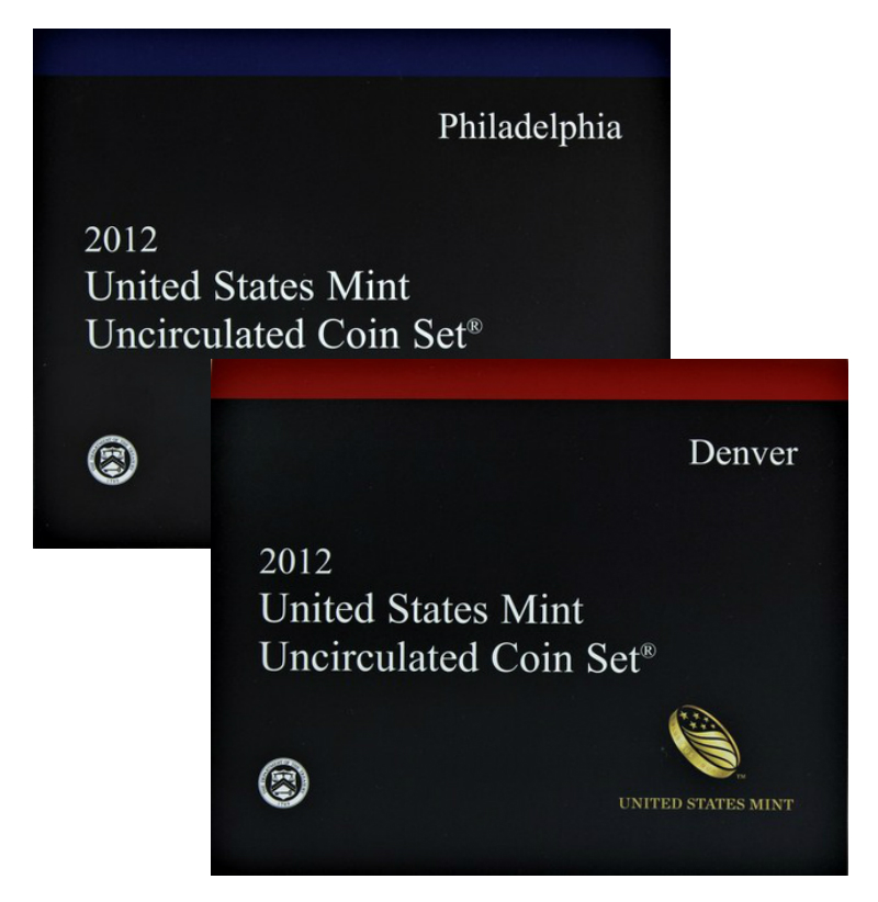 2008 US Mint Set Cointains 28 coins 14 each from "P" and "D" Unopened Mint Box 