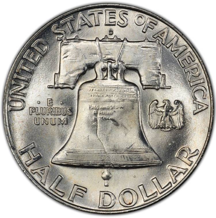 MintProducts > Half Dollars > 1951-D Franklin Half Dollar - Choice ...