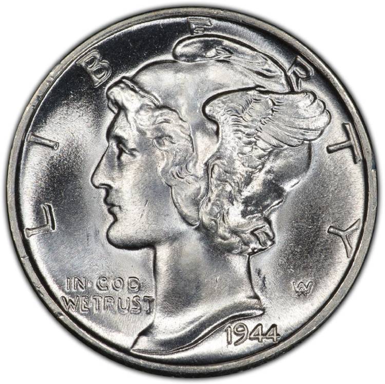US Mercury silver Dimes Price per Each Coin 1942-P 1943-P 1944-P CHECK Inventory 