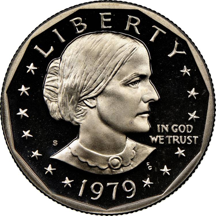 1979 susan b anthony dollar coin value