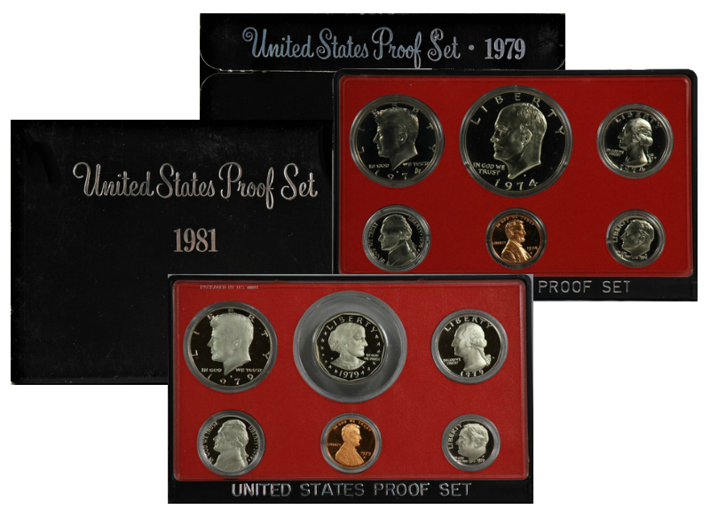 1983 US Mint Proof Set 5 Piece Clad Set OGP 