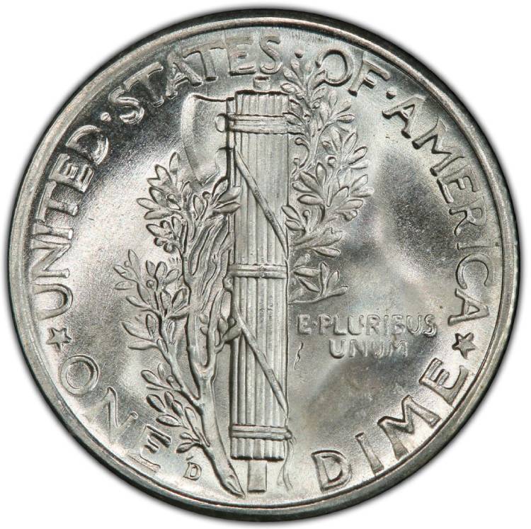 1942 d silver mercury dime value