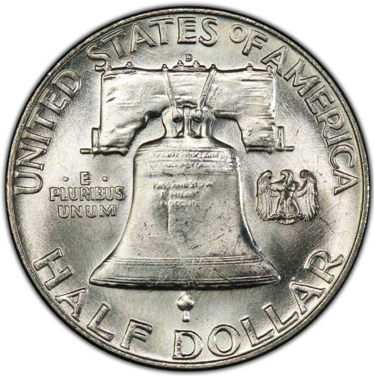 MintProducts > Half Dollars > 1953-D Franklin Half Dollar - Choice ...