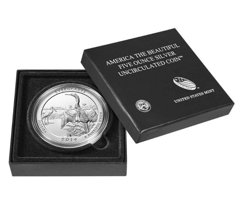 MintProducts > 2014-P 5 Oz. Everglades - Special "Specimen" Finish