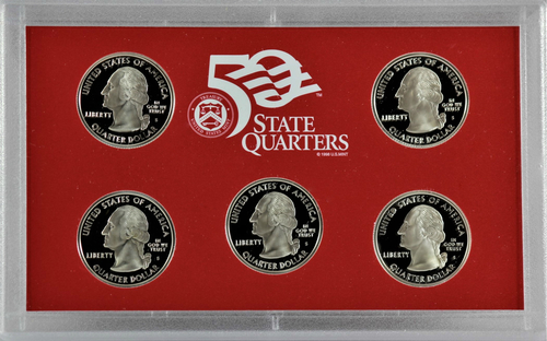 2008 US Mint Silver Proof Set 14 Gem Coins w/ Box & COA
