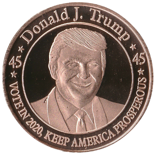 1 oz Copper Round 45th President of the United States Donald Trump #138 