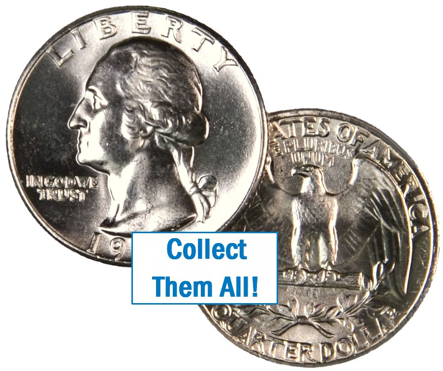 MintProducts 20 Cent Pieces and Quarters 1941 Washington