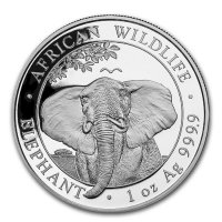African Silver Elephant Coins