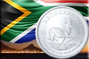 South African Silver Krugerrand Coins