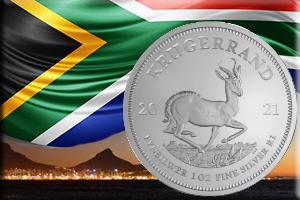 South African Silver Krugerrand Coins