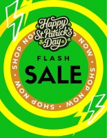 St. Patrick's Day Flash Sale