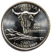 2007 Montana State Quarter Coin - P or D Mint - BU