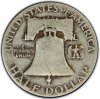 1948-1963 20-Coin 90% Silver Franklin Half Dollar Roll - Avg. Circ.
