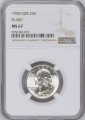 1950 Washington Silver Quarter Coin - FS-801 DDR - NGC MS-67 Top Pop