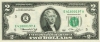 Pack of 10 Mixed Date 1976-2013 $2.00 Federal Reserve Notes - Very Fine to About Uncirculated Condition