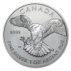 2014 1 oz Canadian Birds of Prey Series - Peregrine Falcon Coin - Gem BU