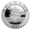 2017 30 gram Chinese Silver Panda Coin - Gem BU
