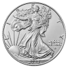 2023 1 oz American Silver Eagle Coin - In Santa Snaplock Holder - Gem BU