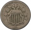 1866-1883 Shield Nickel Coin - Fine 