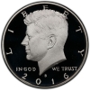 2016-S 90% Silver Kennedy Proof Half Dollar Coin - Choice PF