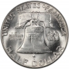 1949 Franklin Silver Half Dollar Coin - Choice BU