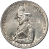 1920 Pilgrim Commemorative Silver Half Dollar Coin - XF / AU