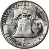 1961-D Franklin Silver Half Dollar Coin - Choice BU