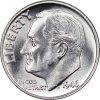 1946 Roosevelt Silver Dime Coin - Choice BU