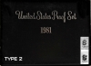 1981 U.S. Proof Coin Set (Type 2 Dollar)