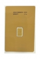 1/2 gram Gold Bar - Random Design, w/ Assay in TEP Packaging