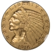 $5.00 Indian Half Eagle Gold Coins - Random Dates - XF/AU