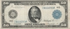 1914 $50.00 Federal Reserve Note - Large Type - Very Fine