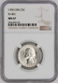 1950 Washington Silver Quarter Coin - FS-801 DDR - NGC MS-67 Top Pop