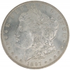 1897 Morgan Silver Dollar Coin - VAM-6A Pitted Reverse Top 100 VAM - Choice BU