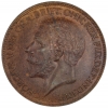 1927 Great Britain One Penny Coin - Uncirculated Red & Brown