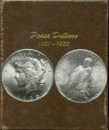 1921-1935 24-Coin Complete Set of Peace Silver Dollars - AU/BU