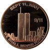 1 oz Copper Round - 9/11 We Shall Never Forget Design