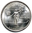 1999 Pennsylvania State Quarter Coin - P or D Mint - BU